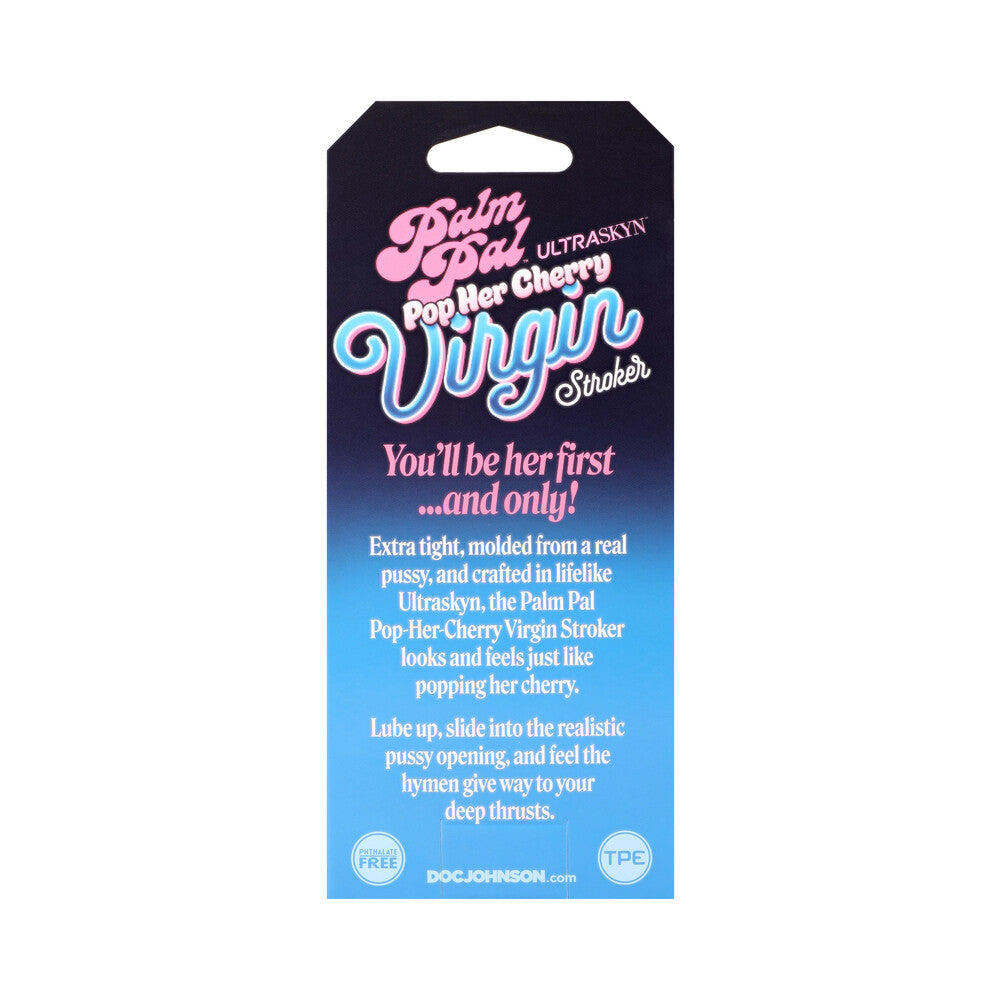 Palm Pal Virgin Stroker Pop Her Cherry for Realistic Stimulation
