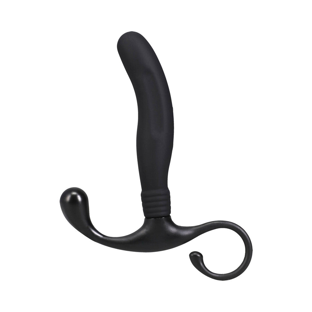 OptiMALE Smooth Silicone P-Massager - Black