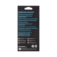 OptiMALE Smooth Silicone P-Massager - Black