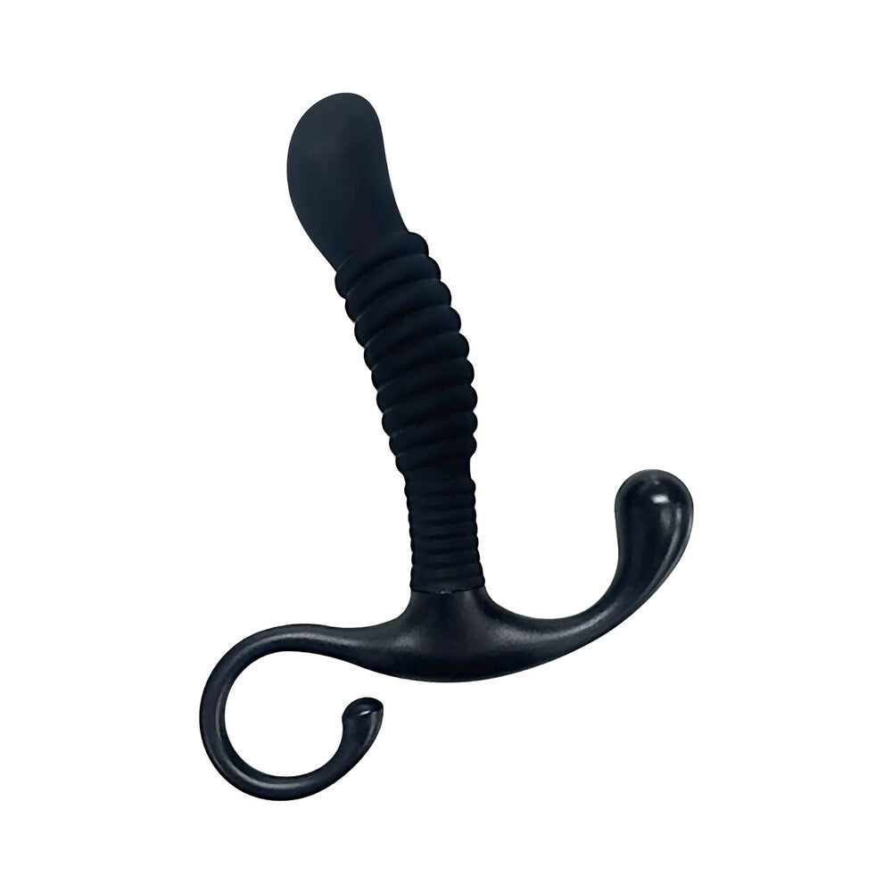 OptiMALE Ribbed Silicone P-Massager Prostate Massager
