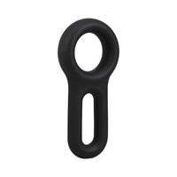 ROCK SOLID The Keyhole Silicone C-Ring - Black