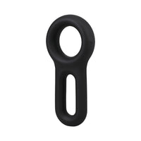 ROCK SOLID The Keyhole Silicone C-Ring - Black