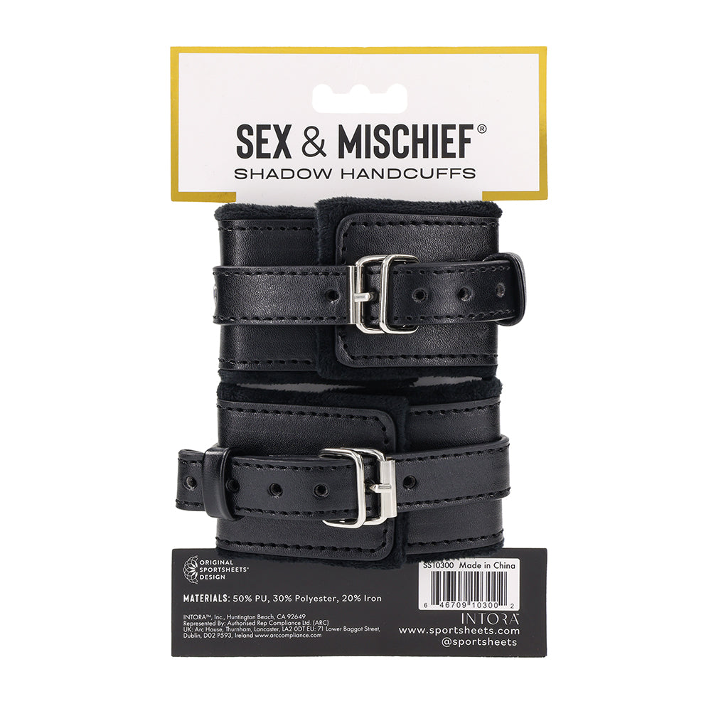 SS S&M Shadow Handcuffs for Sensual Restraint