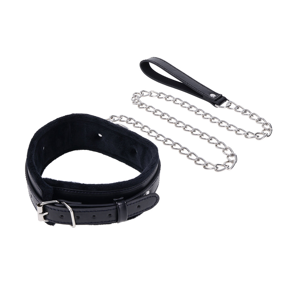 SS S&M Shadow Collar and Leash Set