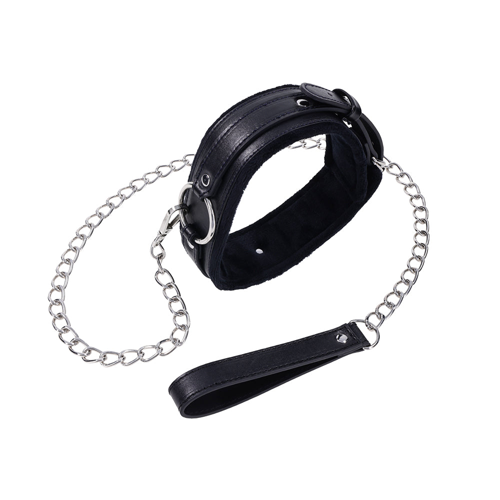 SS S&M Shadow Collar and Leash Set