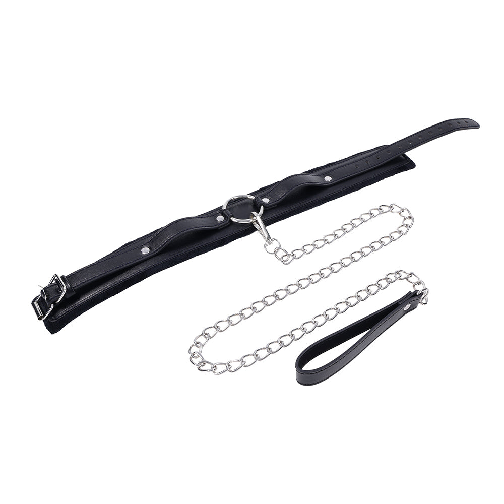 SS S&M Shadow Collar and Leash Set