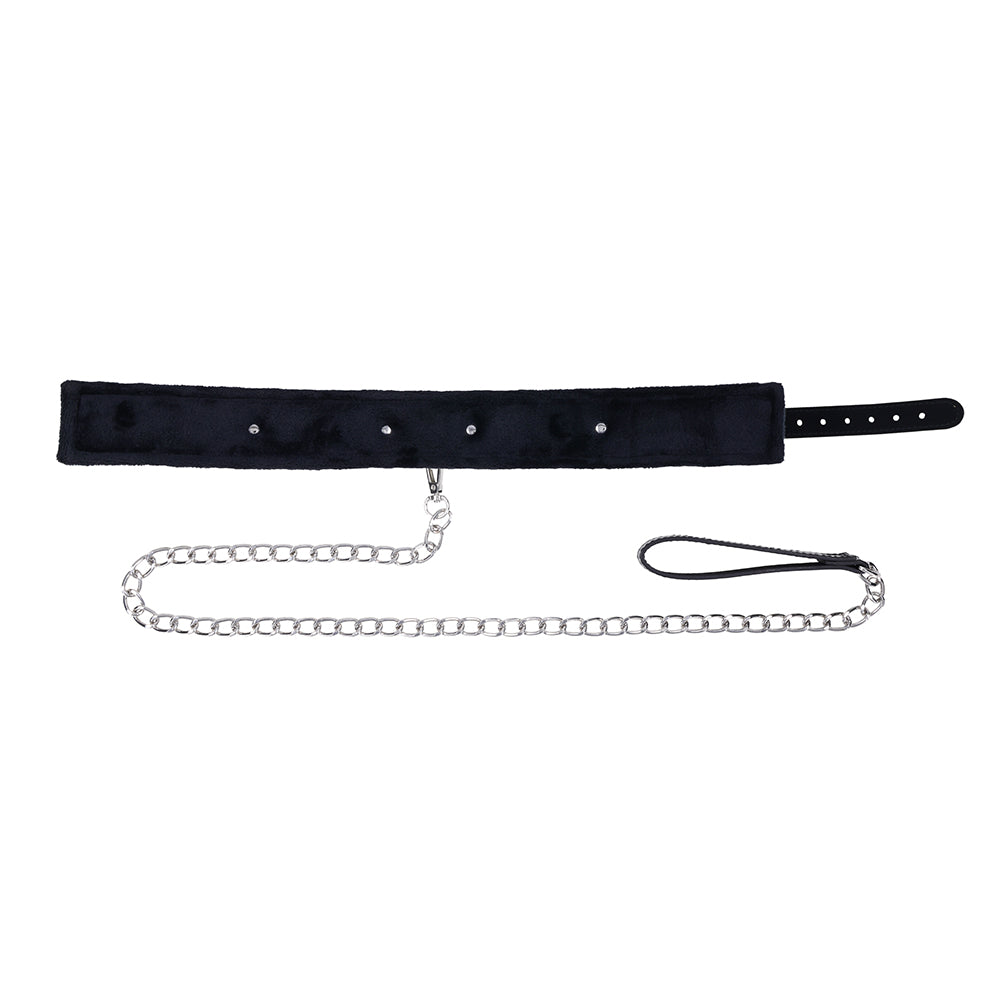 SS S&M Shadow Collar and Leash Set