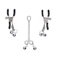 Sportsheets Sex & Mischief Shadow Bell Nipple and Clit Jewelry