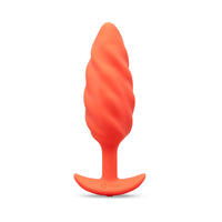 b-Vibe Swirl Texture Plug Orange