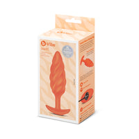 b-Vibe Swirl Texture Plug Orange