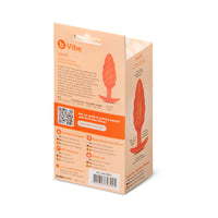 b-Vibe Swirl Texture Plug Orange