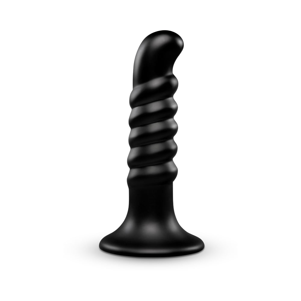 Curved & Ribbed Dildo with Suction Cup