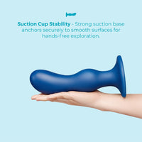b-Vibe Milk 8.5 in. Curved Anal Trainer with Suction Cup