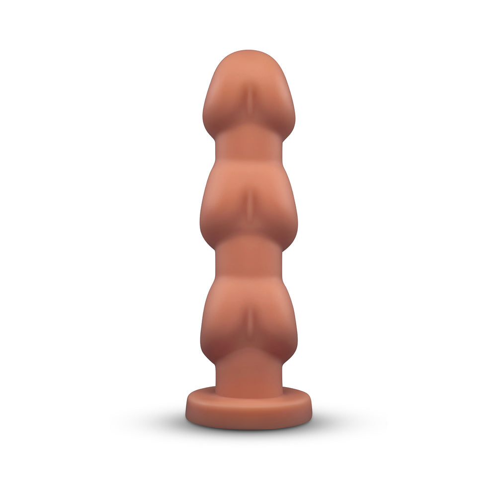 Multi-Bulb Dildo with Flared Base