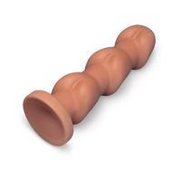 Multi-Bulb Dildo with Flared Base