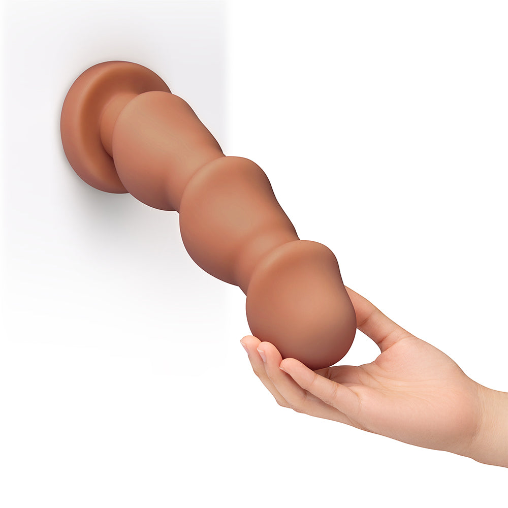 Multi-Bulb Dildo with Flared Base