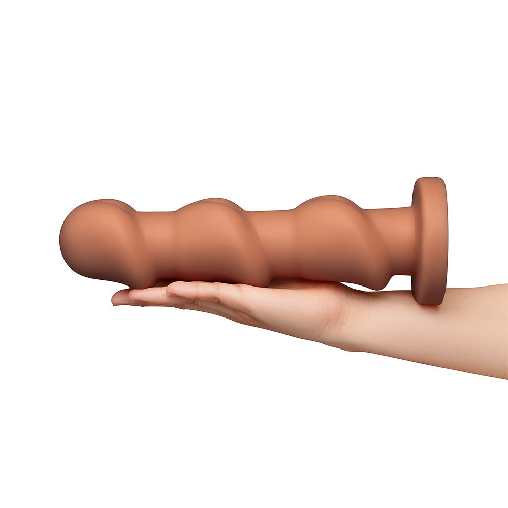 Multi-Bulb Dildo with Flared Base