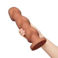 Multi-Bulb Dildo with Flared Base