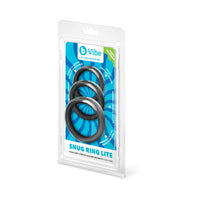 b-Vibe Snug Ring Lite 3-Pack Snug Fit Silicone Cock Ring