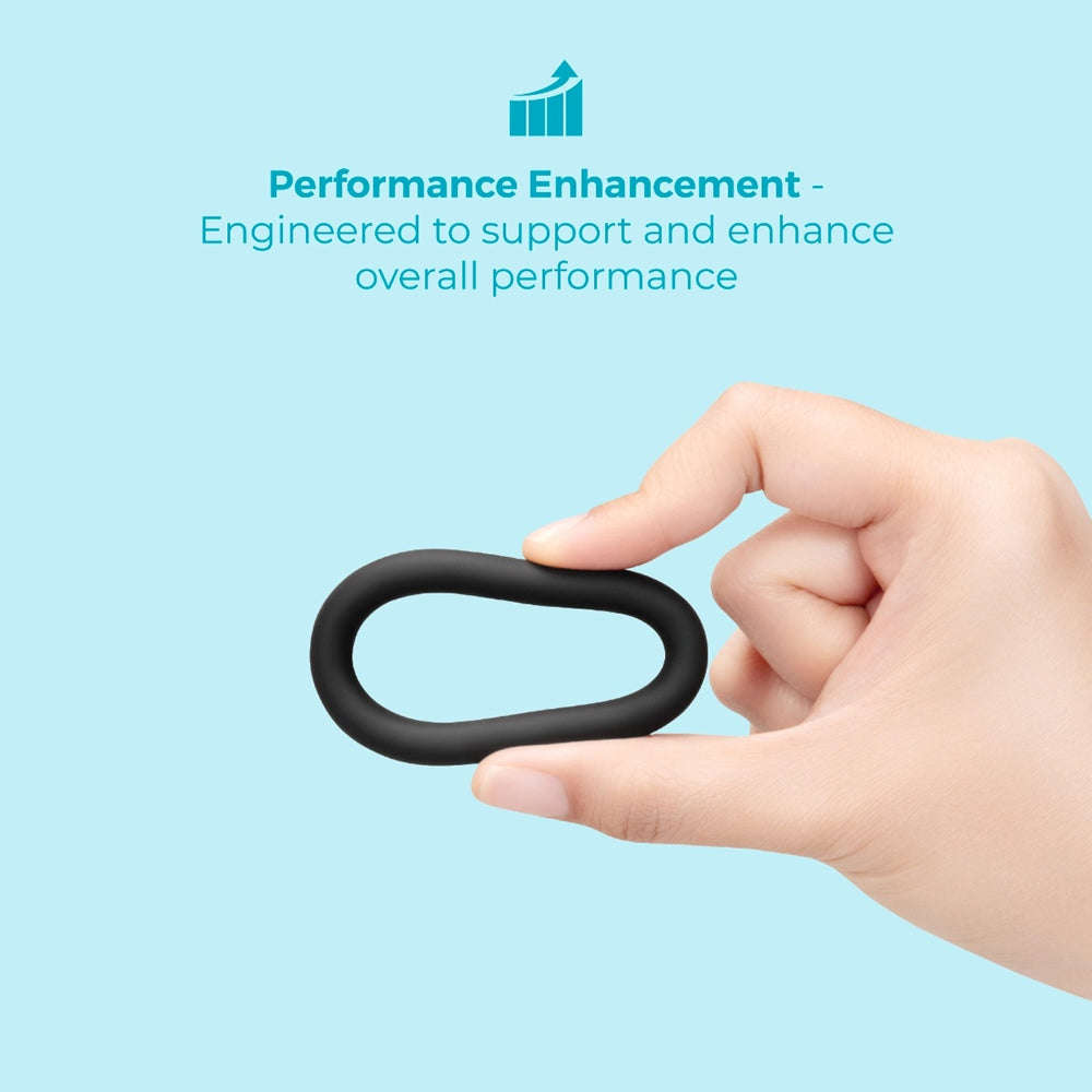 b-Vibe Snug Ring Lite 3-Pack Snug Fit Silicone Cock Ring