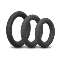 b-Vibe Snug Ring Swole 3-Pack Snug Fit Silicone Cock Ring