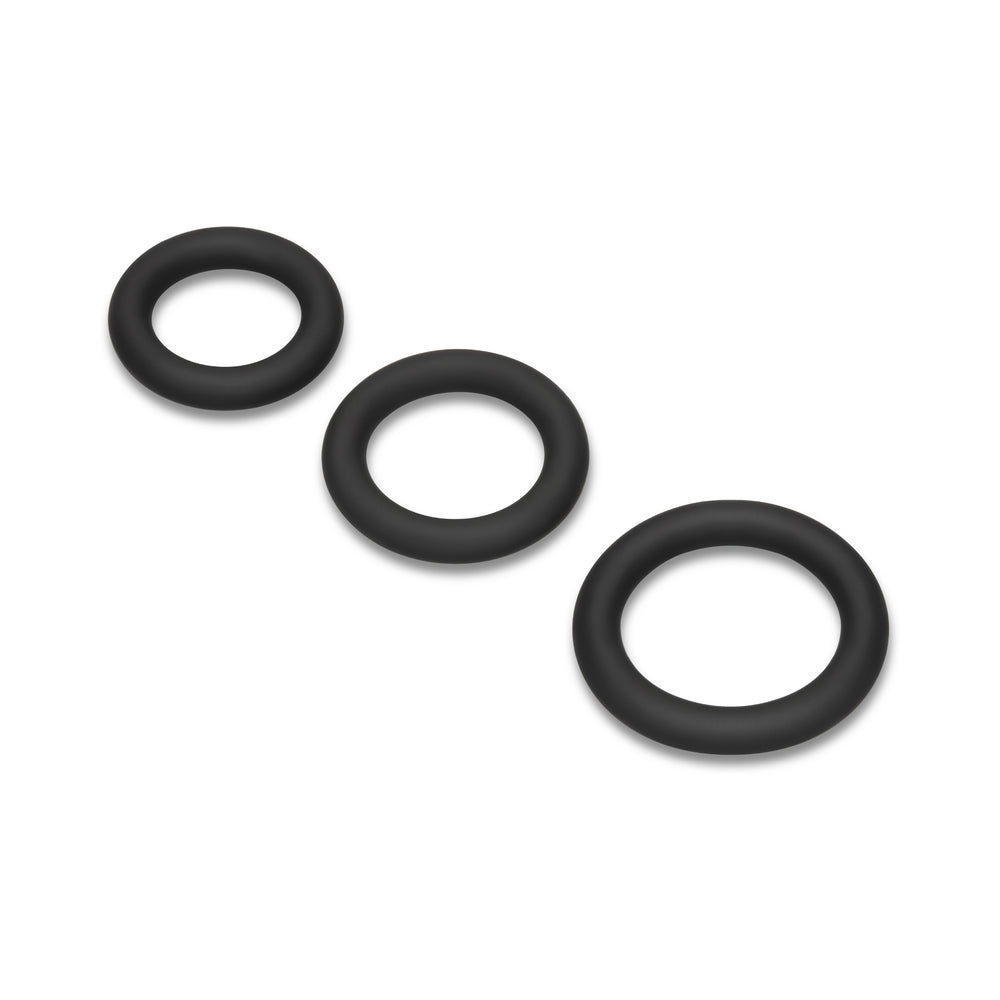 b-Vibe Snug Ring Swole 3-Pack Snug Fit Silicone Cock Ring