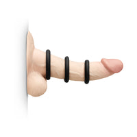 b-Vibe Snug Ring Swole 3-Pack Snug Fit Silicone Cock Ring