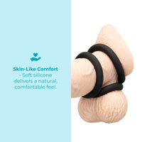 b-Vibe Snug Ring Swole 3-Pack Snug Fit Silicone Cock Ring