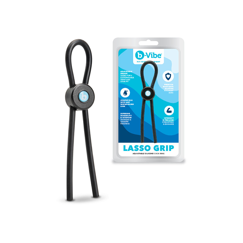 b-Vibe Lasso Grip Fully Adjustable Silicone Cock Ring
