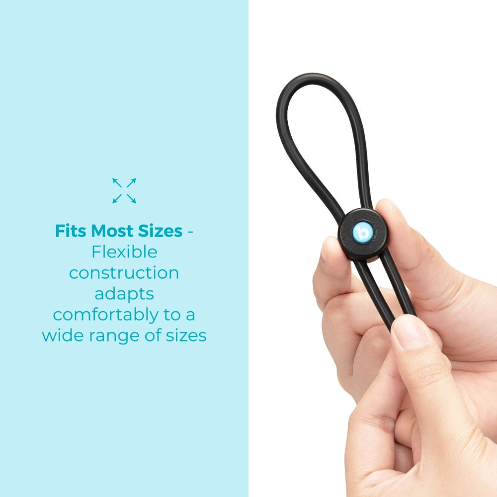 b-Vibe Lasso Grip Fully Adjustable Silicone Cock Ring
