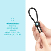 b-Vibe Lasso Grip Fully Adjustable Silicone Cock Ring