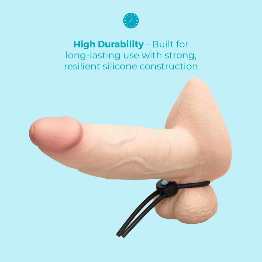 b-Vibe Lasso Grip Fully Adjustable Silicone Cock Ring