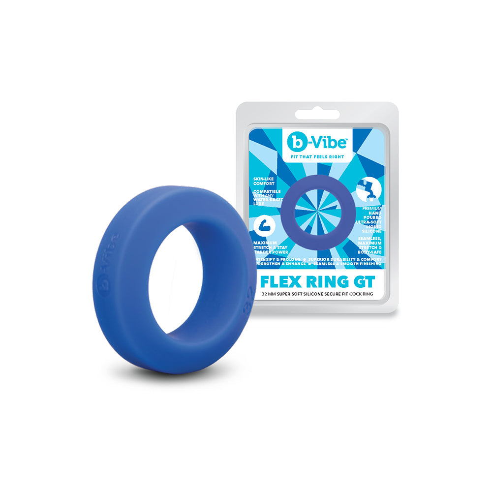 b-Vibe Flex Ring GT 32mm Silicone Secure Fit Cock Ring