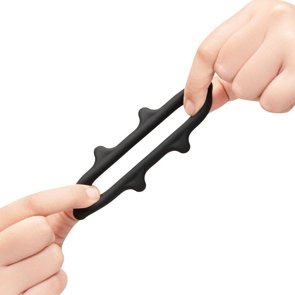 b-Vibe Flex Ring Spike Silicone Secure Fit Cock Ring