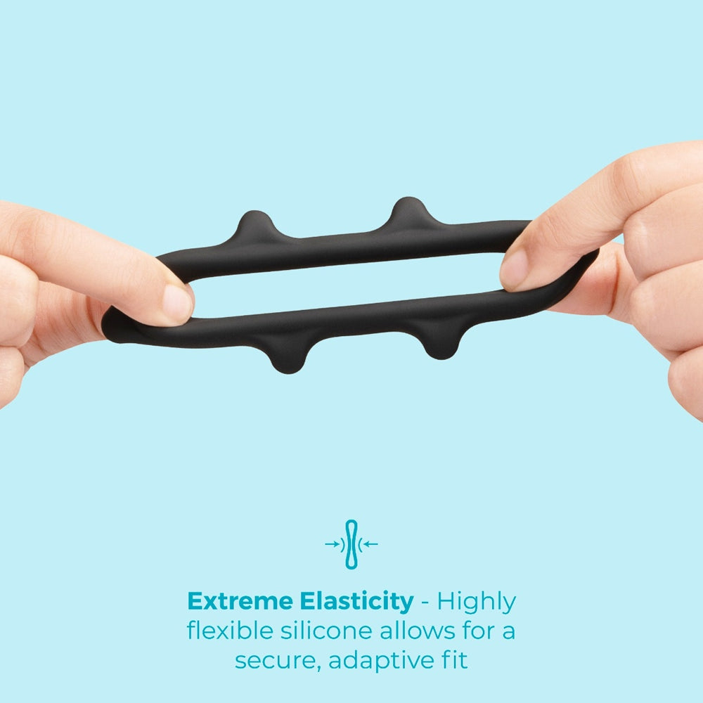 b-Vibe Flex Ring Spike Silicone Secure Fit Cock Ring