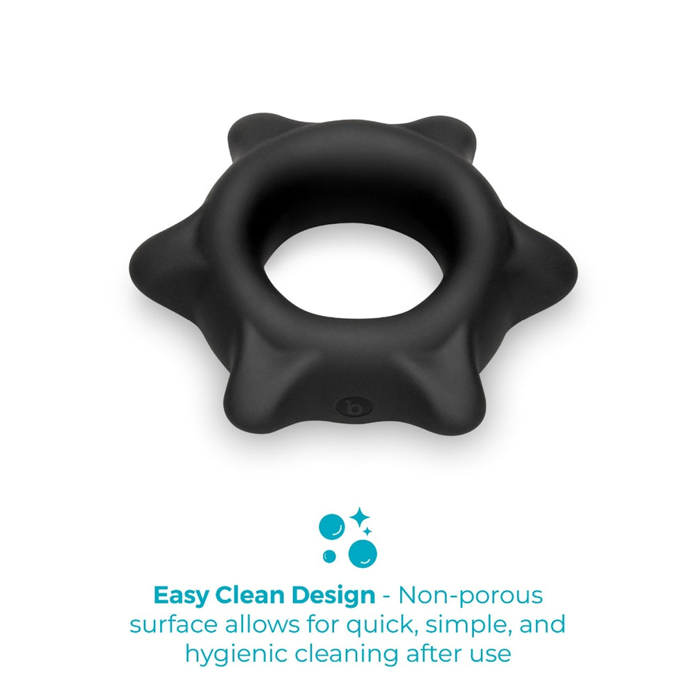 b-Vibe Flex Ring Spike Silicone Secure Fit Cock Ring