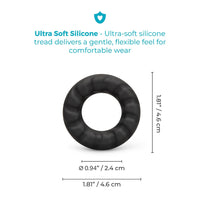 b-Vibe Flex Ring Tread Silicone Secure Fit Cock Ring
