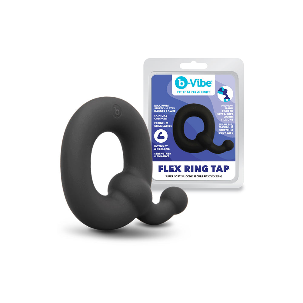 b-Vibe Flex Ring Tap Silicone Secure Fit Cock Ring