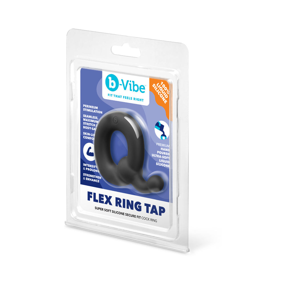b-Vibe Flex Ring Tap Silicone Secure Fit Cock Ring