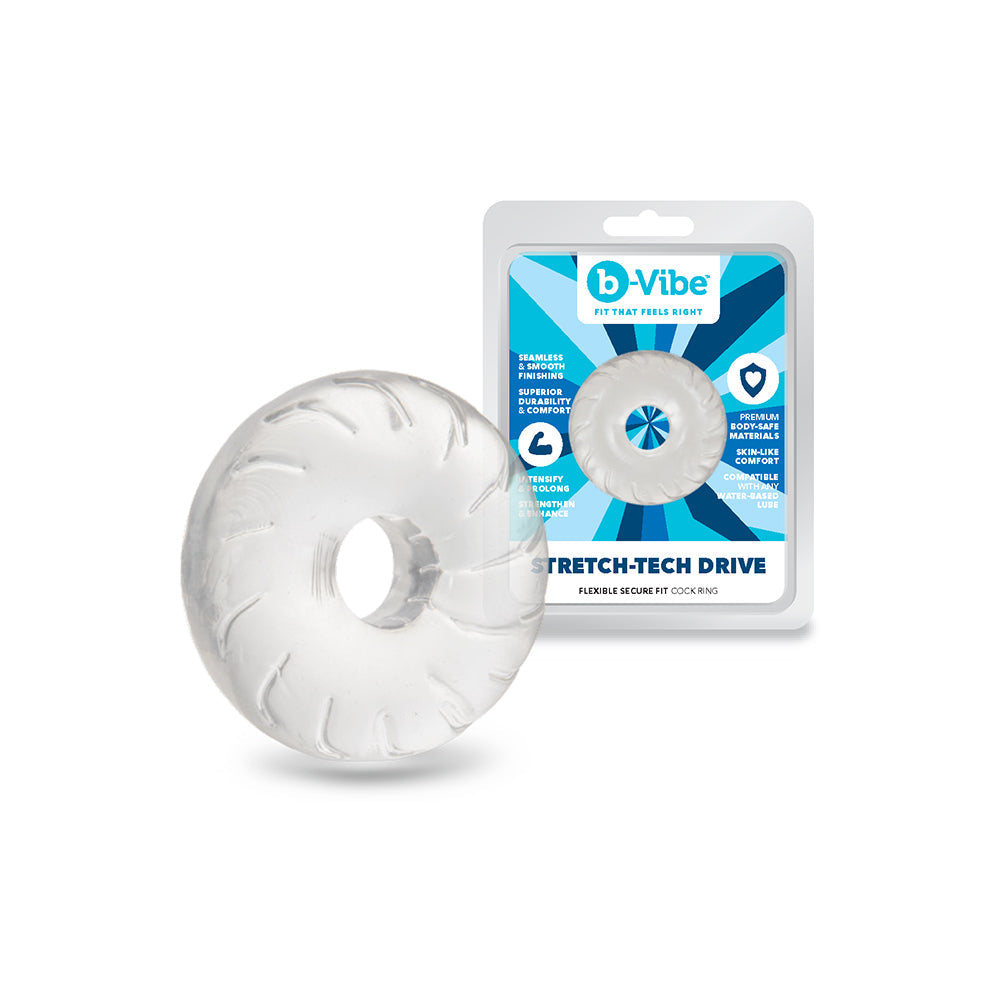 b-Vibe Stretch-Tech Drive Flexible Secure Fit Cock Ring