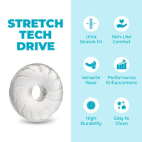 b-Vibe Stretch-Tech Drive Flexible Secure Fit Cock Ring