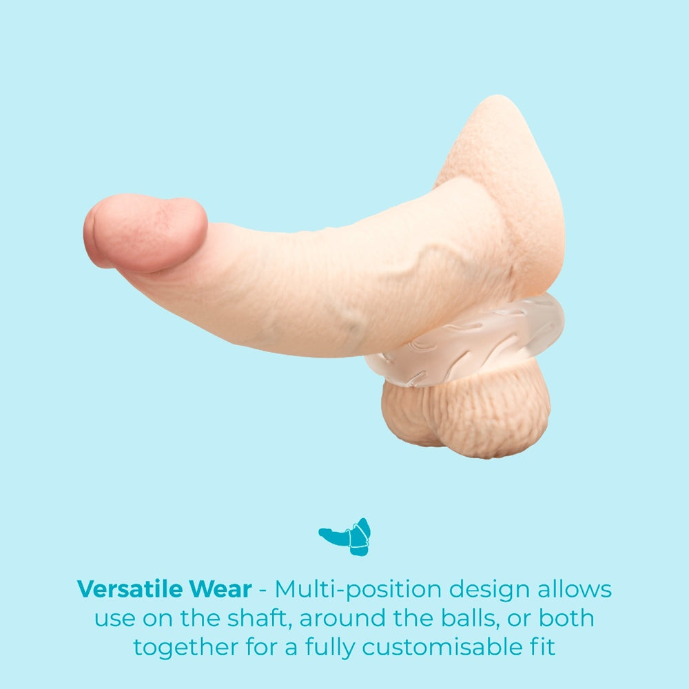 b-Vibe Stretch-Tech Drive Flexible Secure Fit Cock Ring