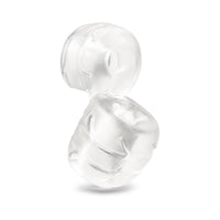 b-Vibe Stretch-Tech Double Barrel Flexible Secure Fit Cock Ring & Ball Stretcher