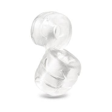 b-Vibe Stretch-Tech Double Barrel Flexible Secure Fit Cock Ring & Ball Stretcher