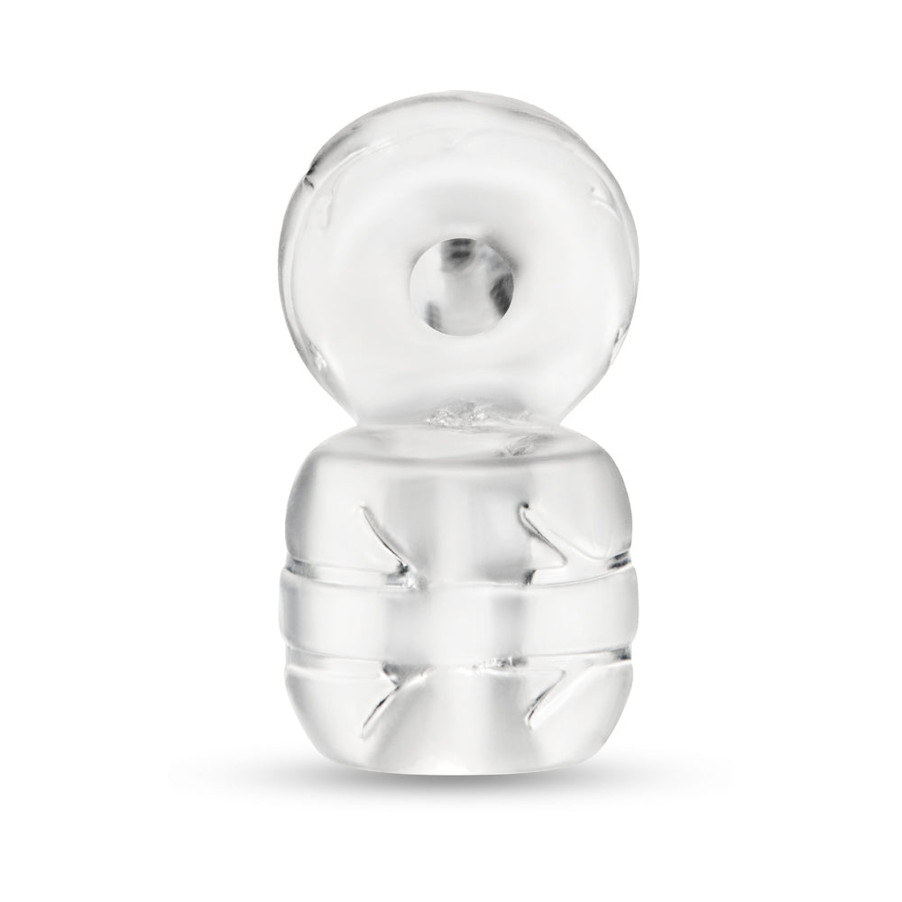 b-Vibe Stretch-Tech Double Barrel Flexible Secure Fit Cock Ring & Ball Stretcher