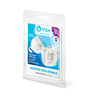 b-Vibe Stretch-Tech Double Barrel Flexible Secure Fit Cock Ring & Ball Stretcher