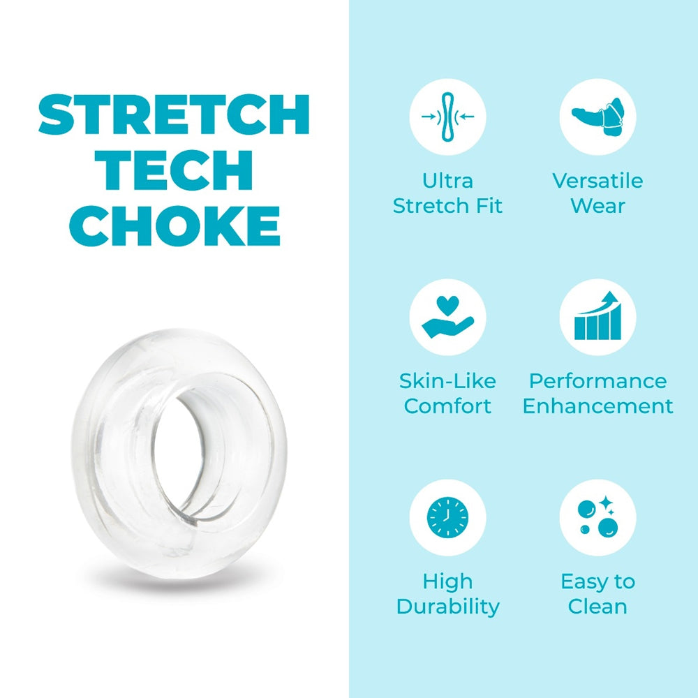b-Vibe Stretch-Tech Choke Flexible Secure Fit Cock Ring