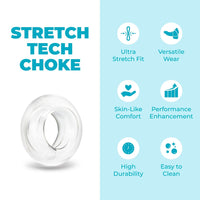b-Vibe Stretch-Tech Choke Flexible Secure Fit Cock Ring