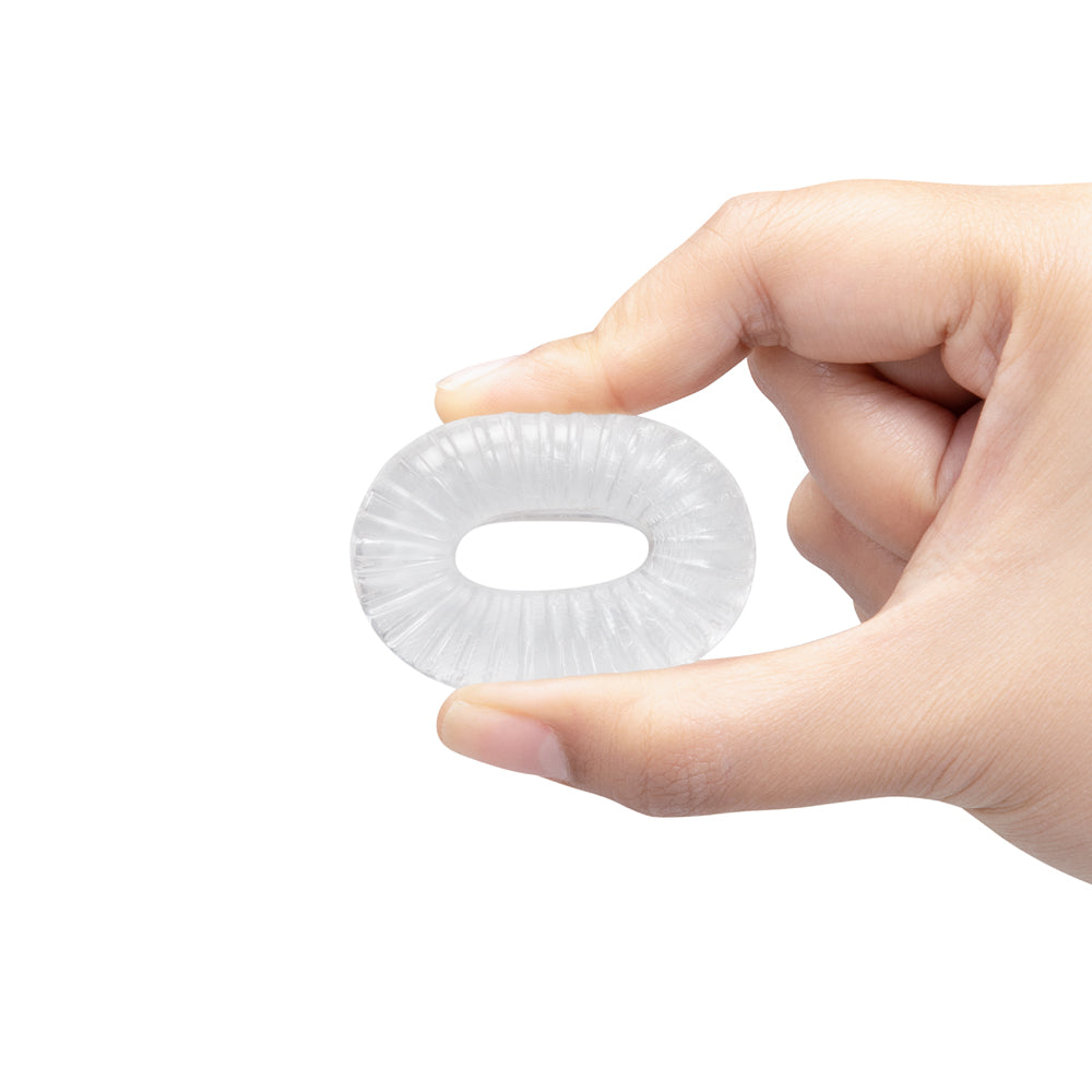 b-Vibe Stretch-Tech Swirl Flexible Secure Fit Cock Ring