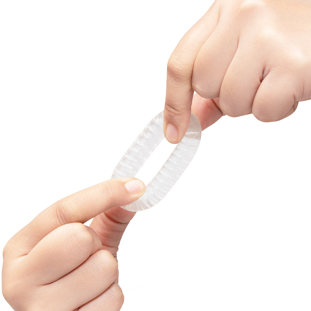 b-Vibe Stretch-Tech Swirl Flexible Secure Fit Cock Ring